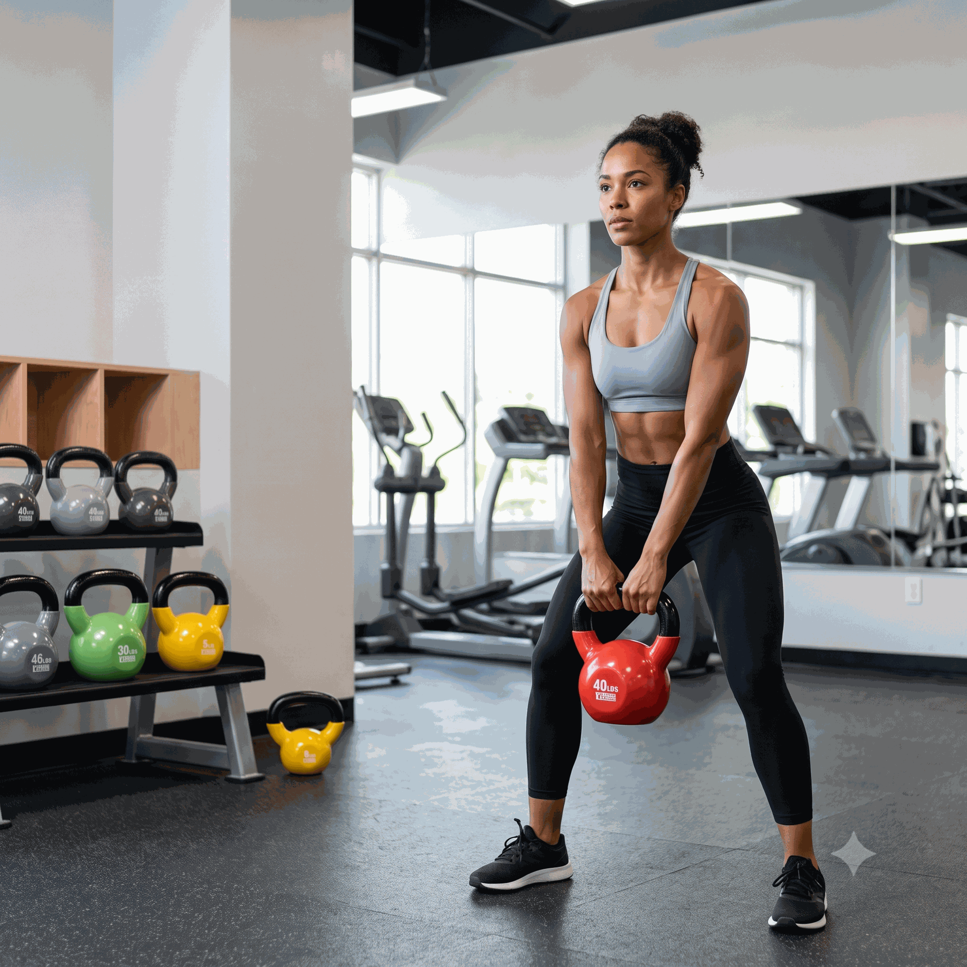 Body-Solid Vinyl Coated Kettle Bells Set 5-50