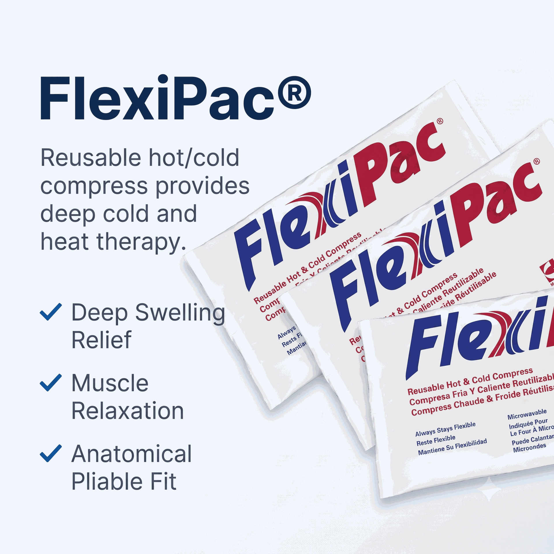 FlexiPac Hot & Cold Compresses Case 5X10