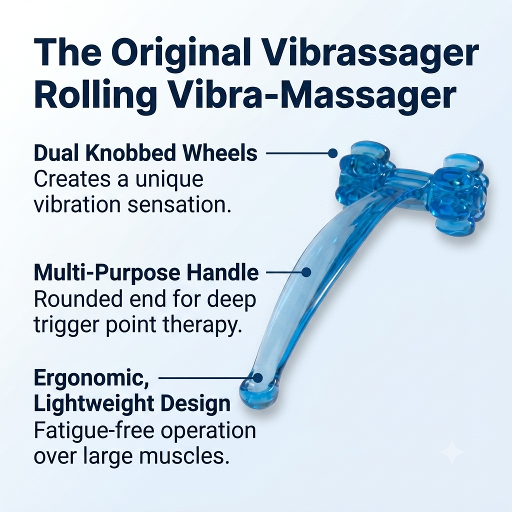 The Original Vibrassager-Glacier (Light) Blue