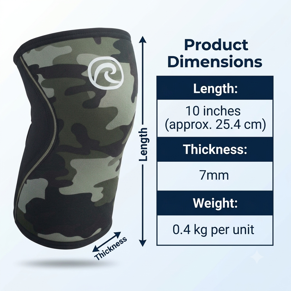 Rehband Rx Knee Sleeve 7mm - Camo