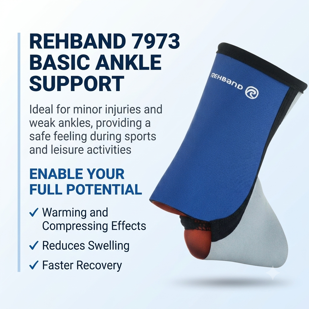 Rehband 7973 Basic Ankle Support