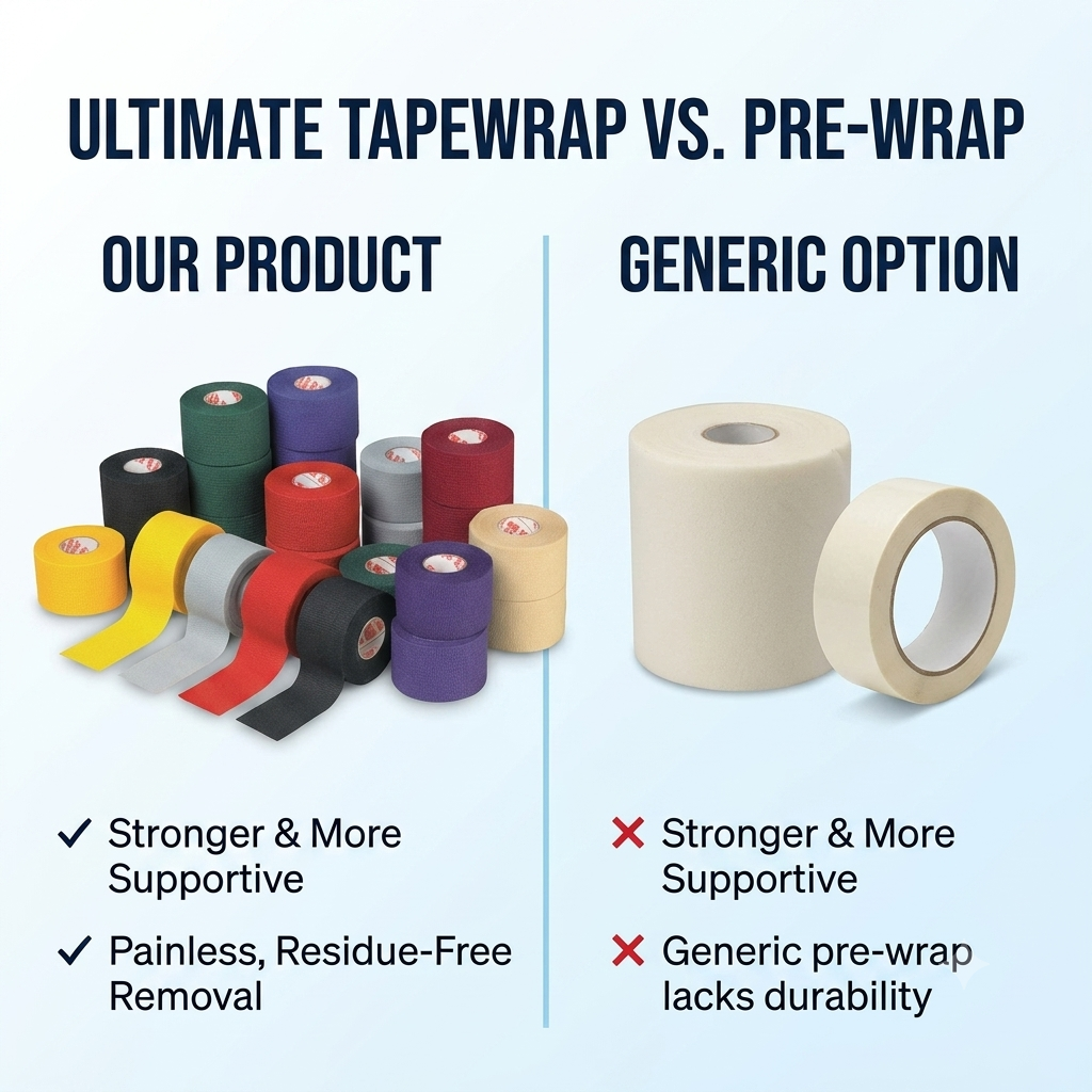 Mueller TapeWrap Premium Canister 2in x 6 yd (2 Rolls Pack)
