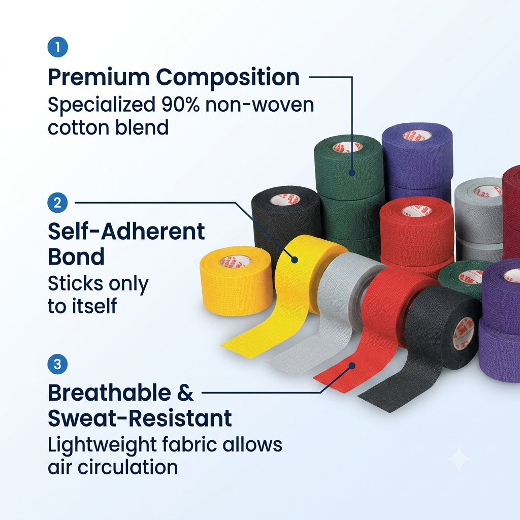 Mueller TapeWrap Premium Canister 2in x 6 yd (2 Rolls Pack)