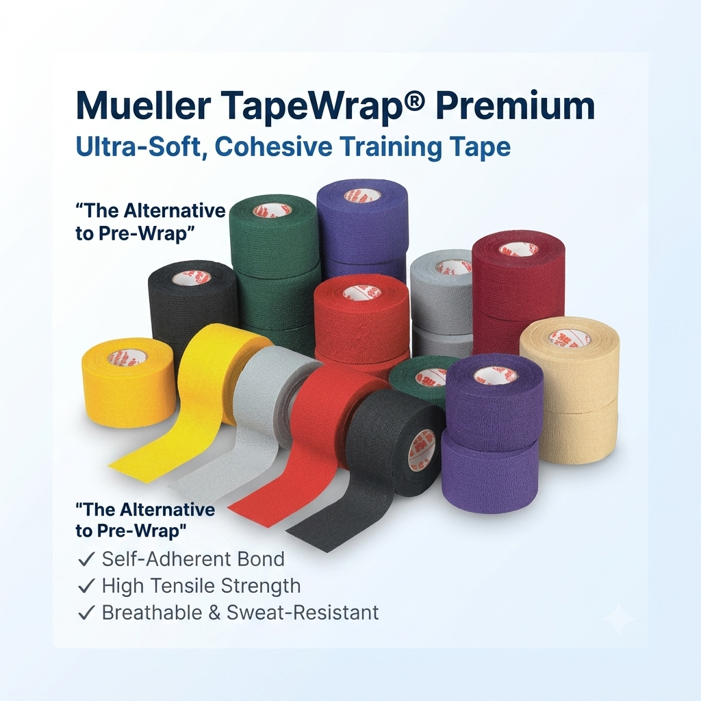 Mueller TapeWrap Premium Canister 2in x 6 yd (2 Rolls Pack)