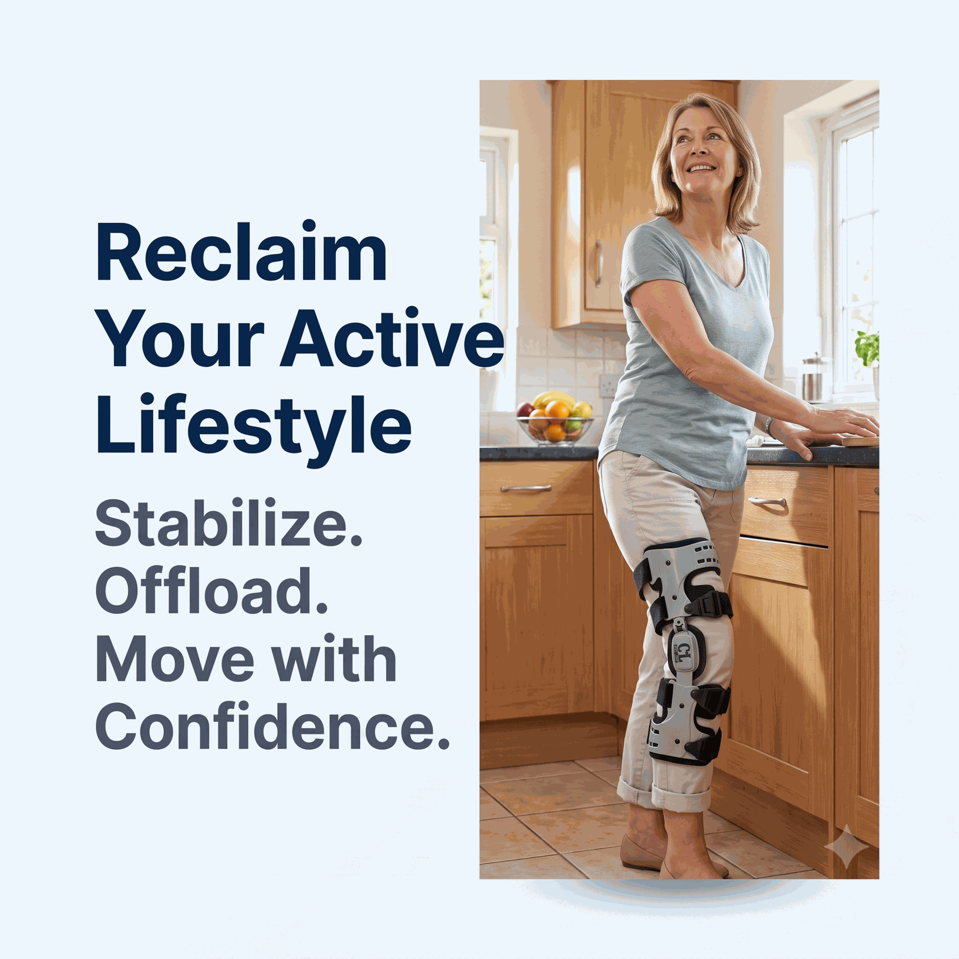 Comfortland OA Knee Brace - Support & Stability