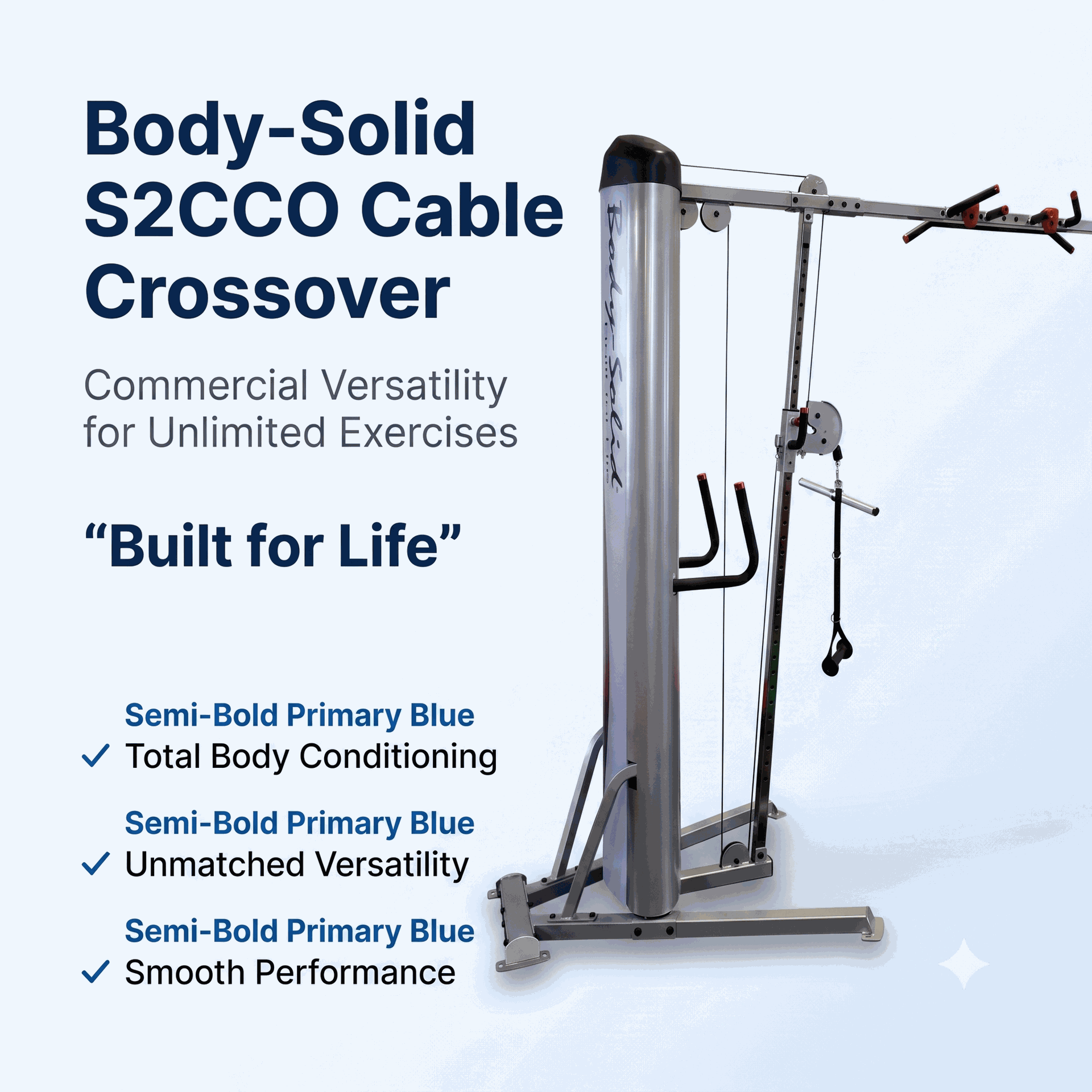 Body-Solid S2CCO Series 2 Cable Crossover