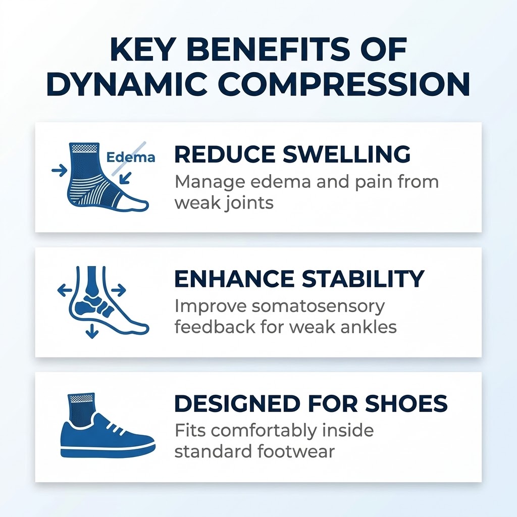 Cho-Pat Dynamic VE Ankle Compression Sleeve