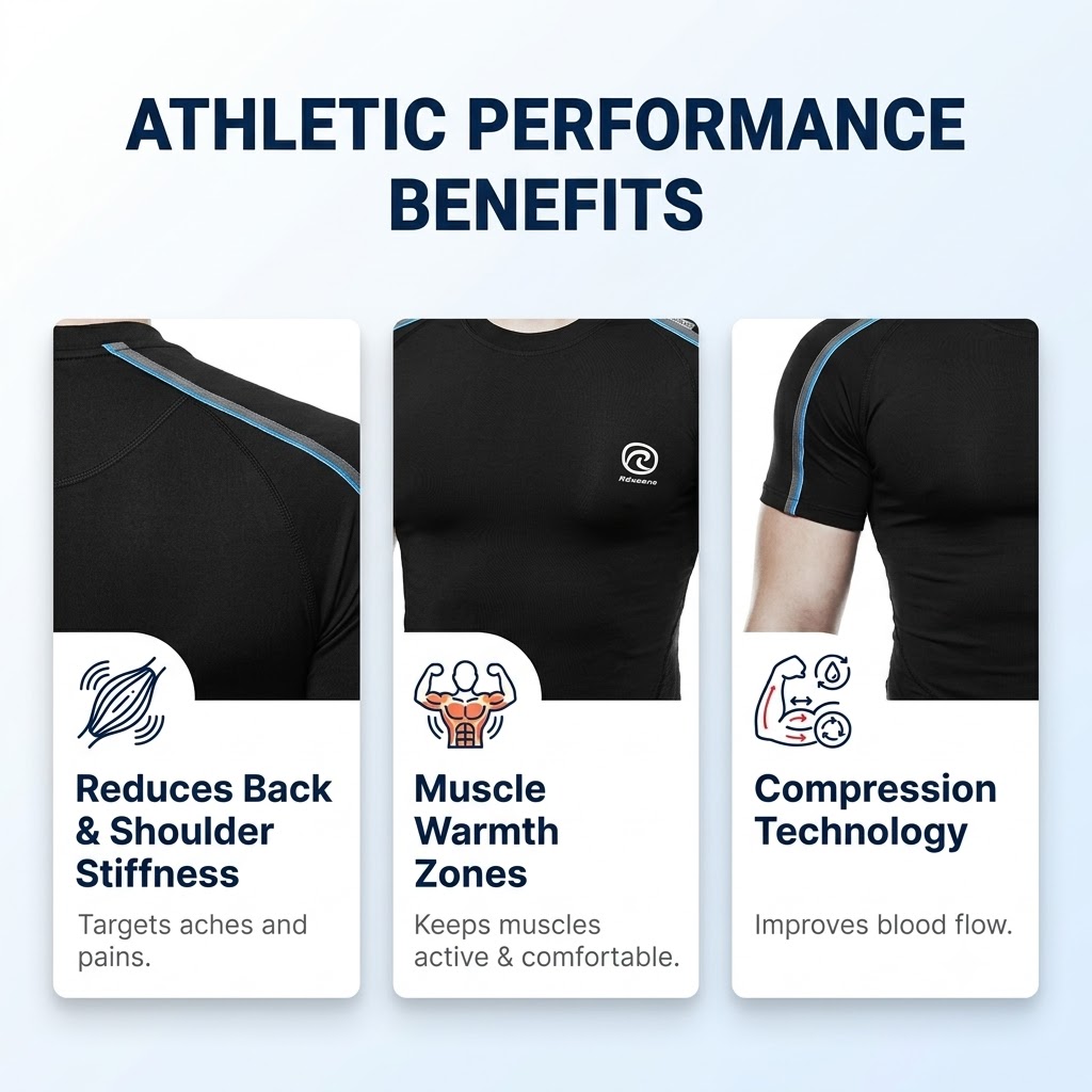 Rehband 7725 Tech Athletic Short Sleeve Shirt