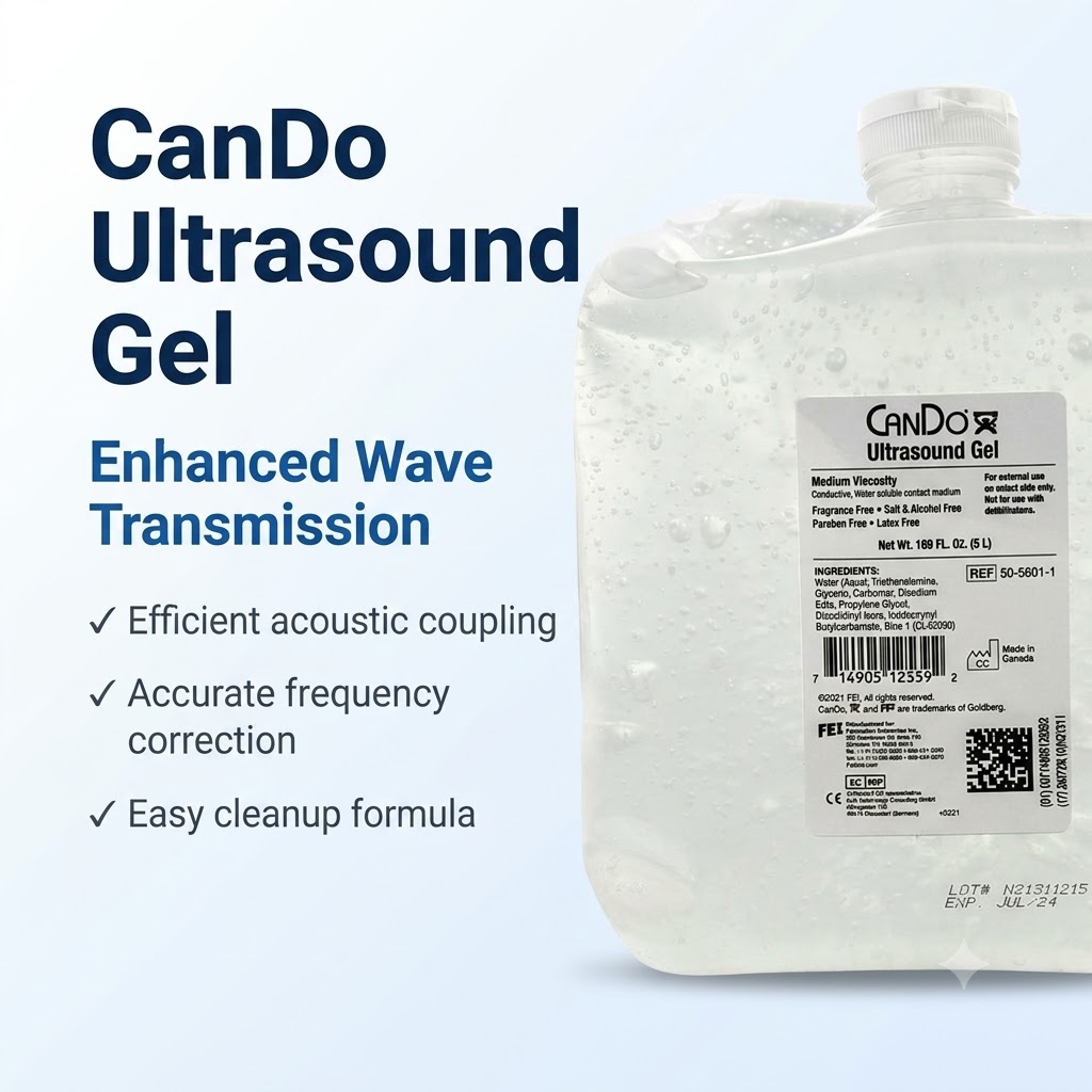 Cando Ultrasound Gel 5 Liters Single Clear