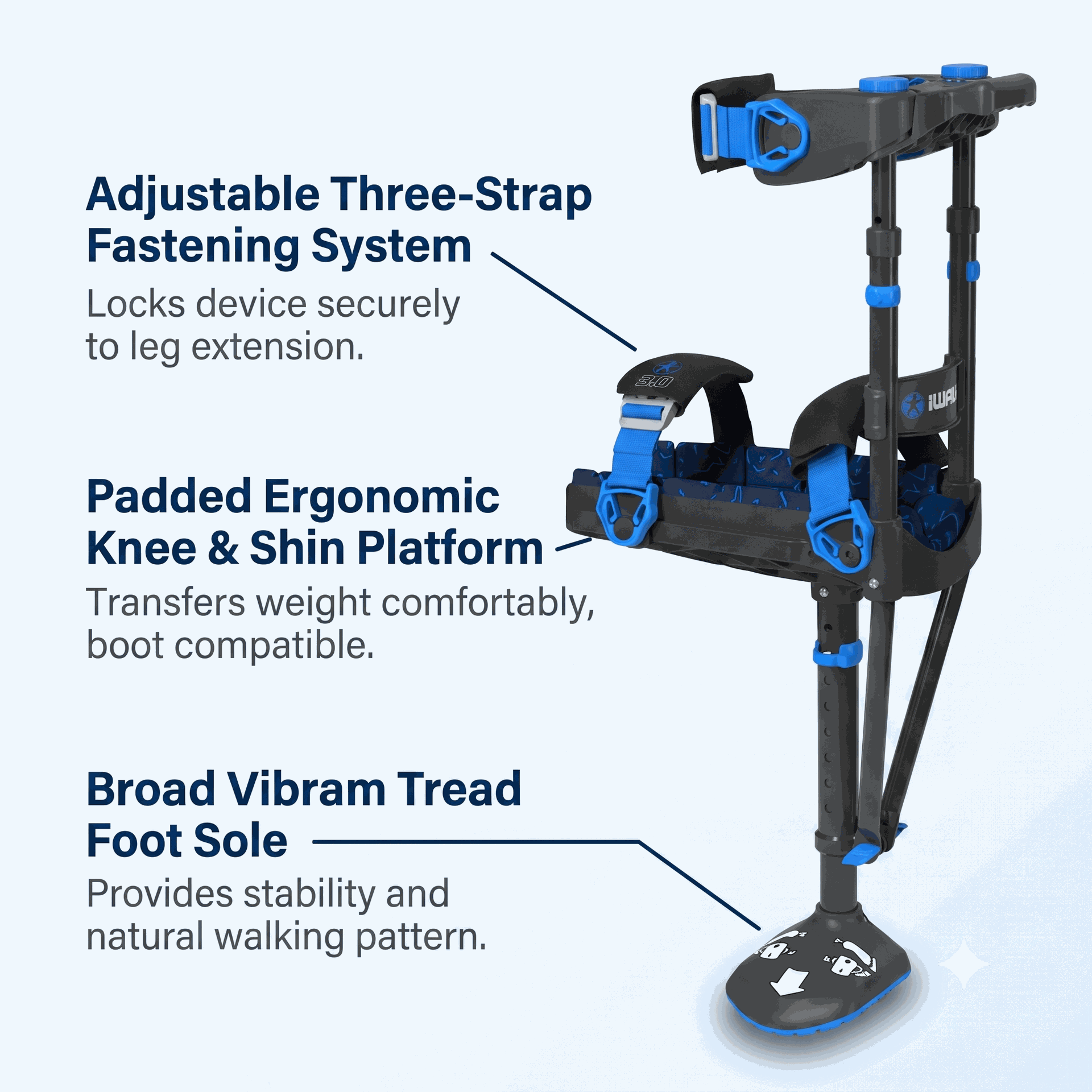 IWALK 3.0 Hands-Free Crutch - Medical Equipment