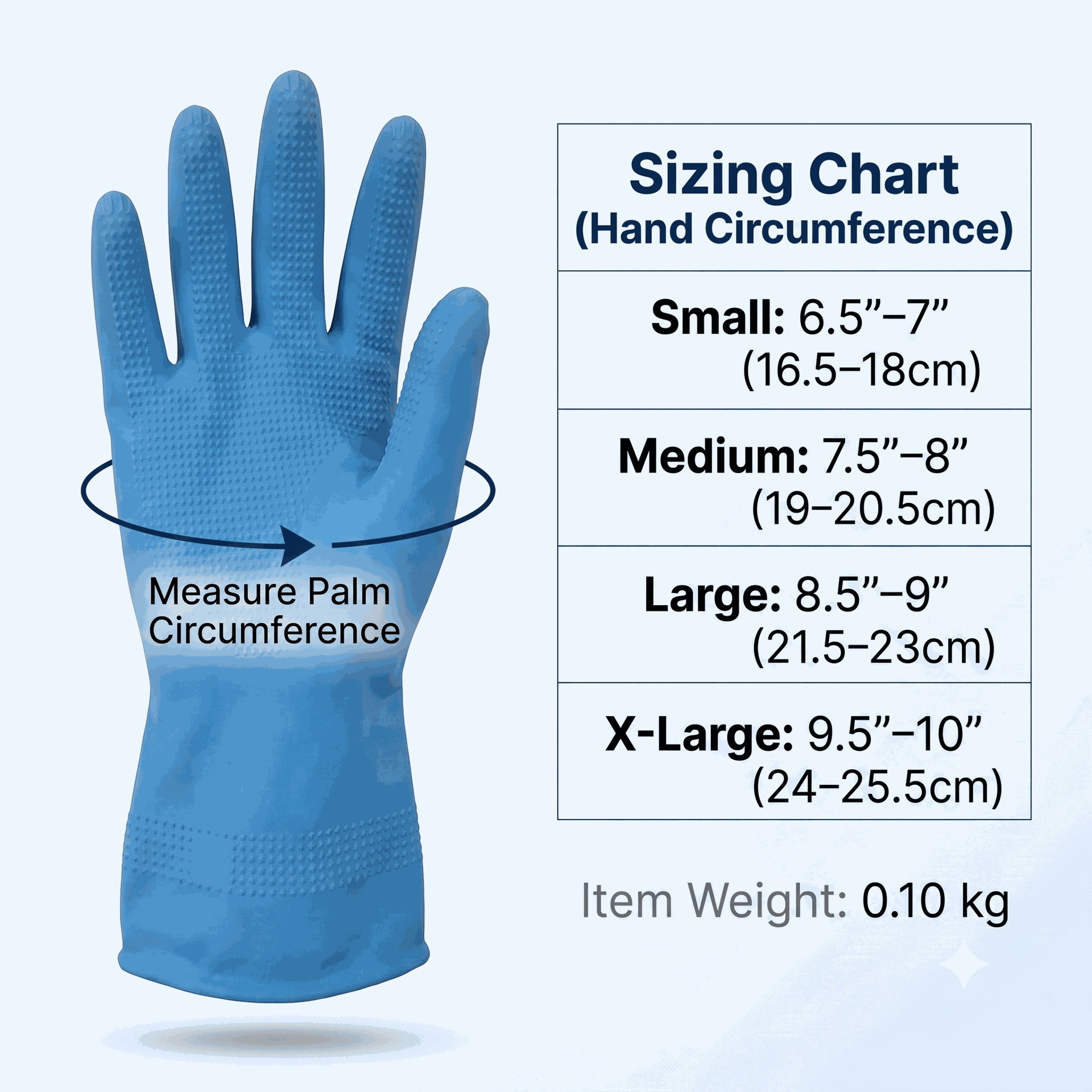 Sigvaris Application(Donning) Rubber Gloves - Large