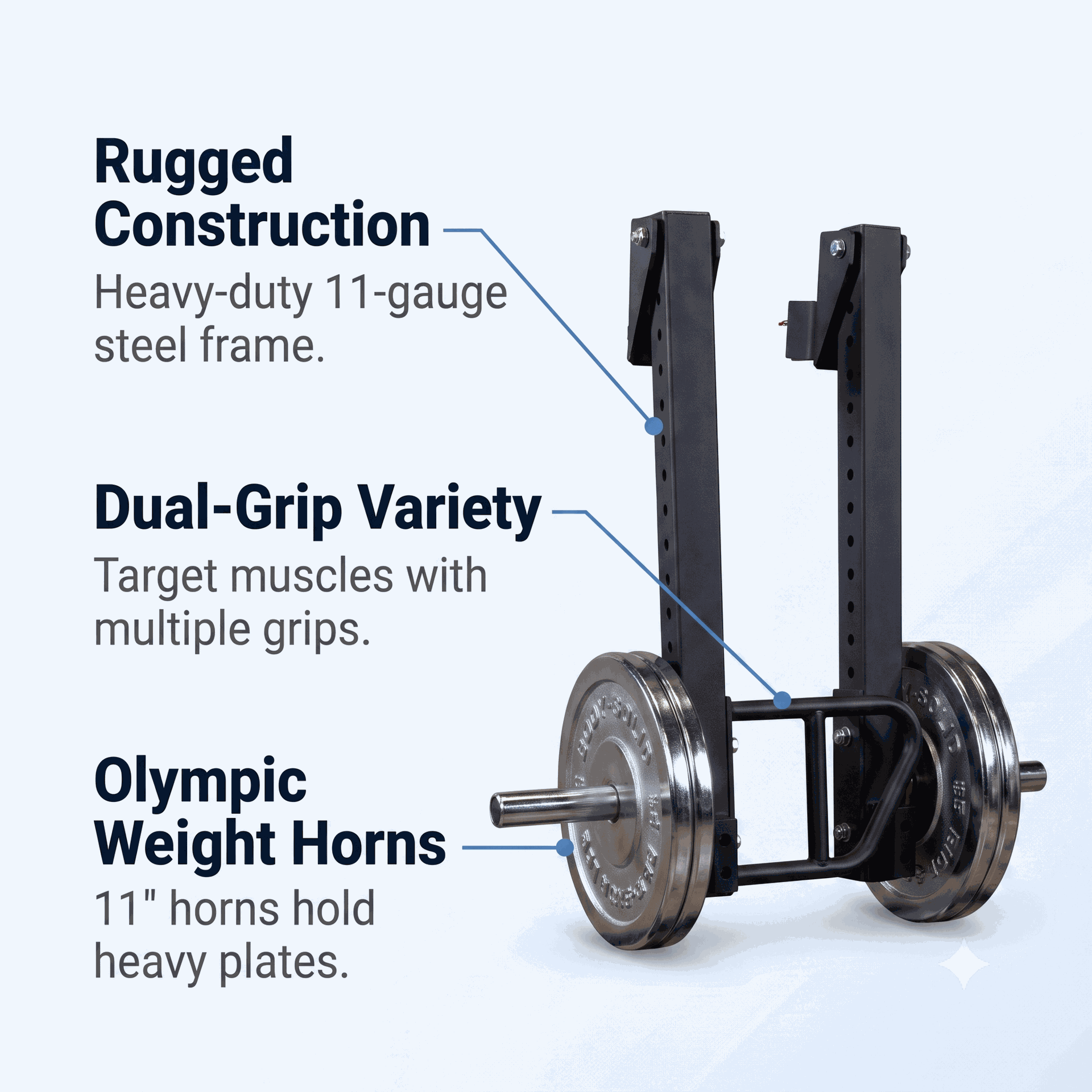 Body-Solid Jammer Arms for Spr1000