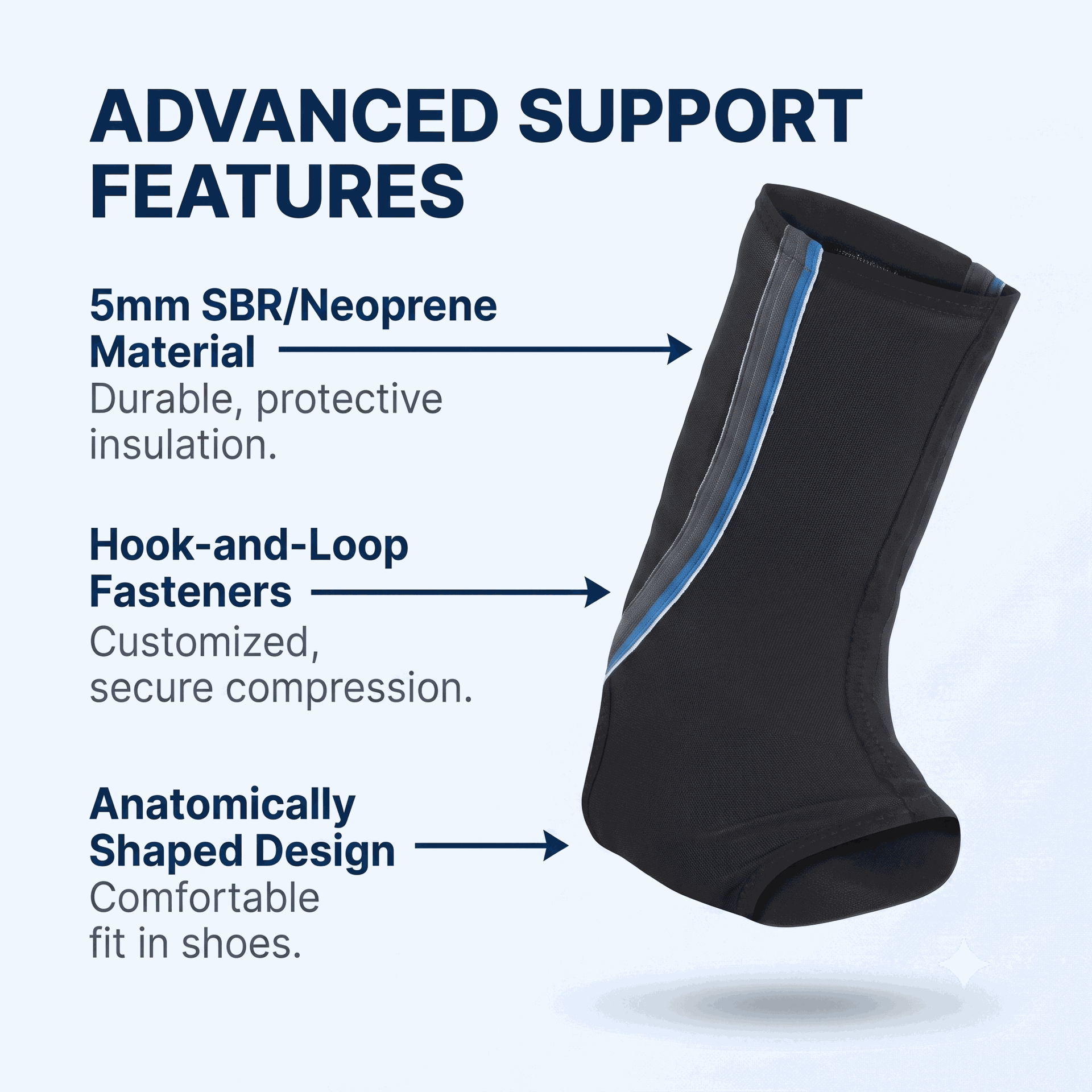 Rehband 7761 Core Ankle Support Receptor X-Stable