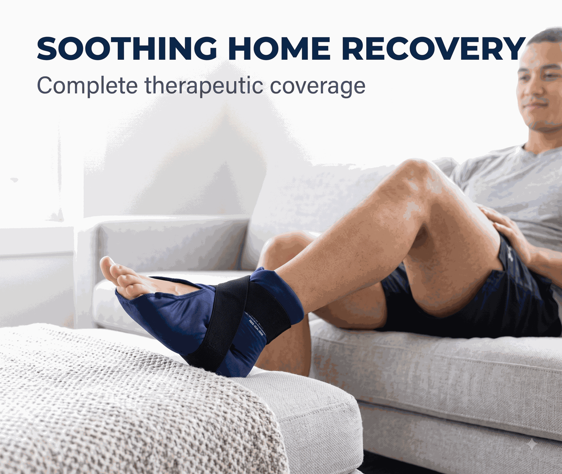 Elasto-Gel Hot & Cold Therapy Wrap for Foot and Ankle Pain, Swelling,