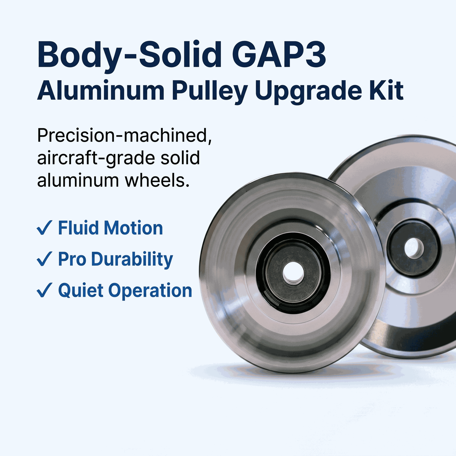 Body-Solid GAP3 Aluminum Pulley Set Upgrade