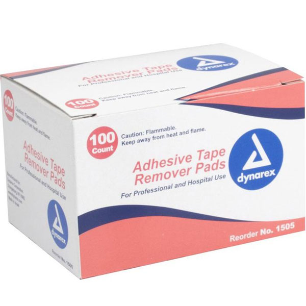  Dynarex Adhesive Tape Remover Pad 100 per Box