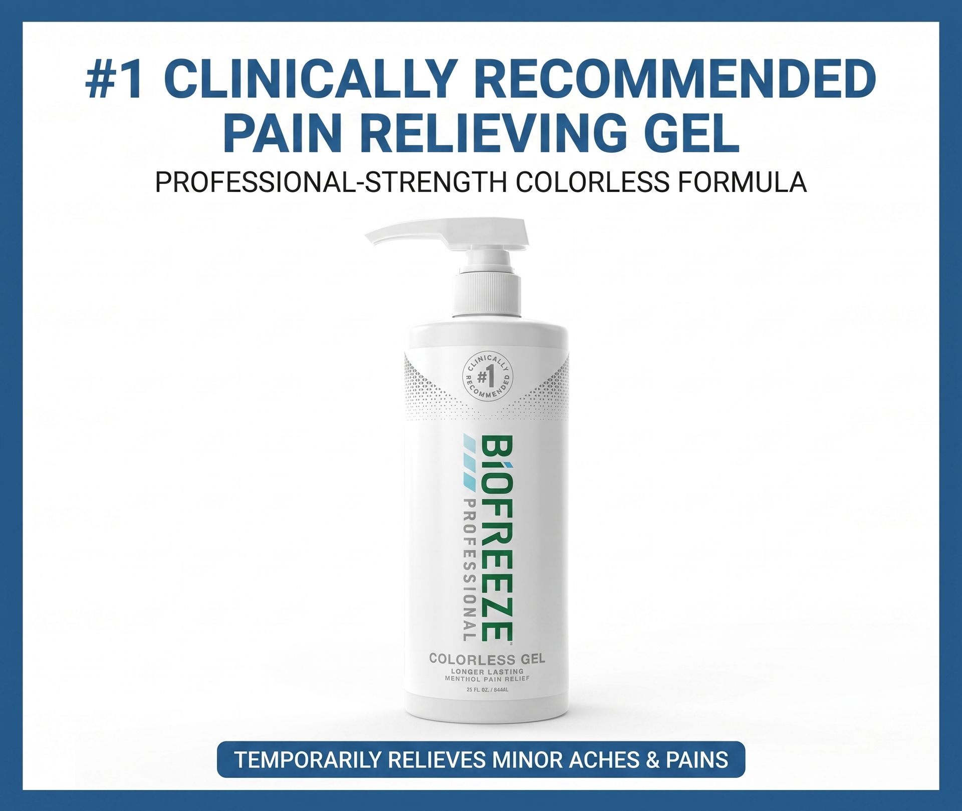 Biofreeze Professional Pain Relief Gel 32 oz Pump Colorless
