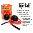 Tiger Tail 2.6 Inch Ball Massage with Hang Tag