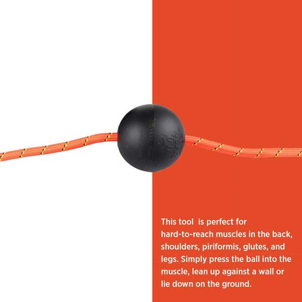Tiger Tail 2.6 Inch Ball Massage with Hang Tag