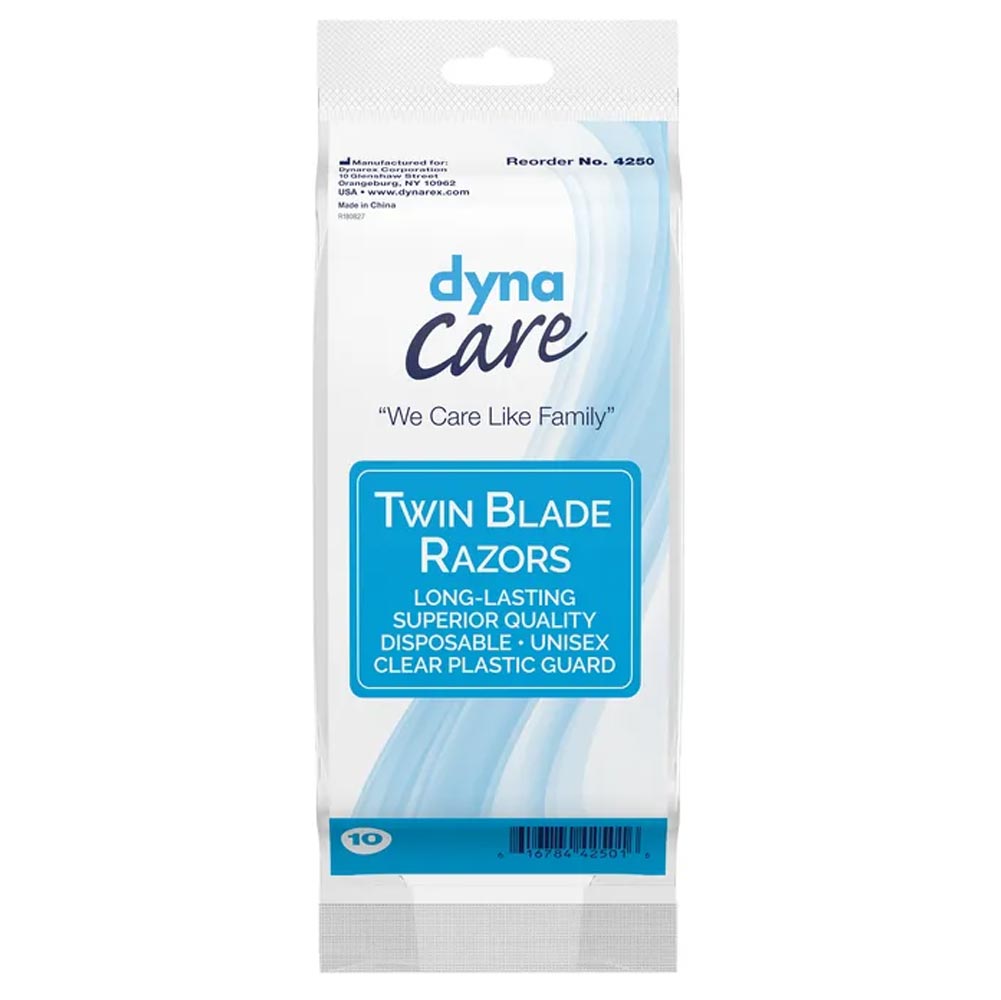 Dynarex Twin Blade Razor 50 per box