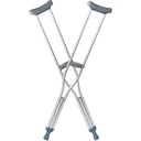 DMI Aluminum Push Button Adjustable Crutches - Child