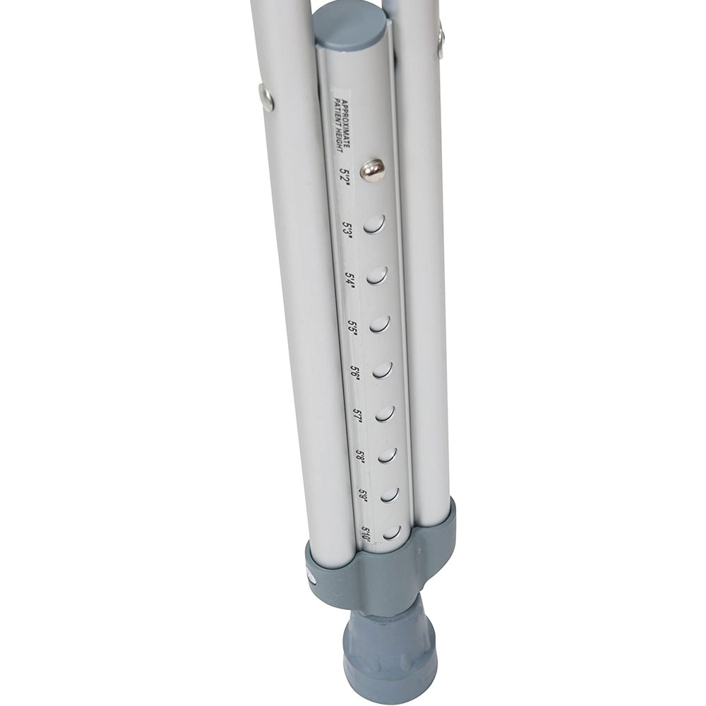 DMI Aluminum Push Button Adjustable Crutches - Child