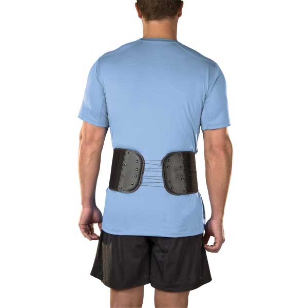 Mueller Adjustable Back and Abdominal Support – One Size Lumbar Brace for Everyday Relief
