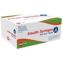  Dynarex Insulin Syringe N/S - Individual Wrapped - .5cc - 31G - 5/16 needle 5/100/cs