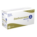  Dynarex Dual Head Stethoscope Binaural Chest Piece 50qty