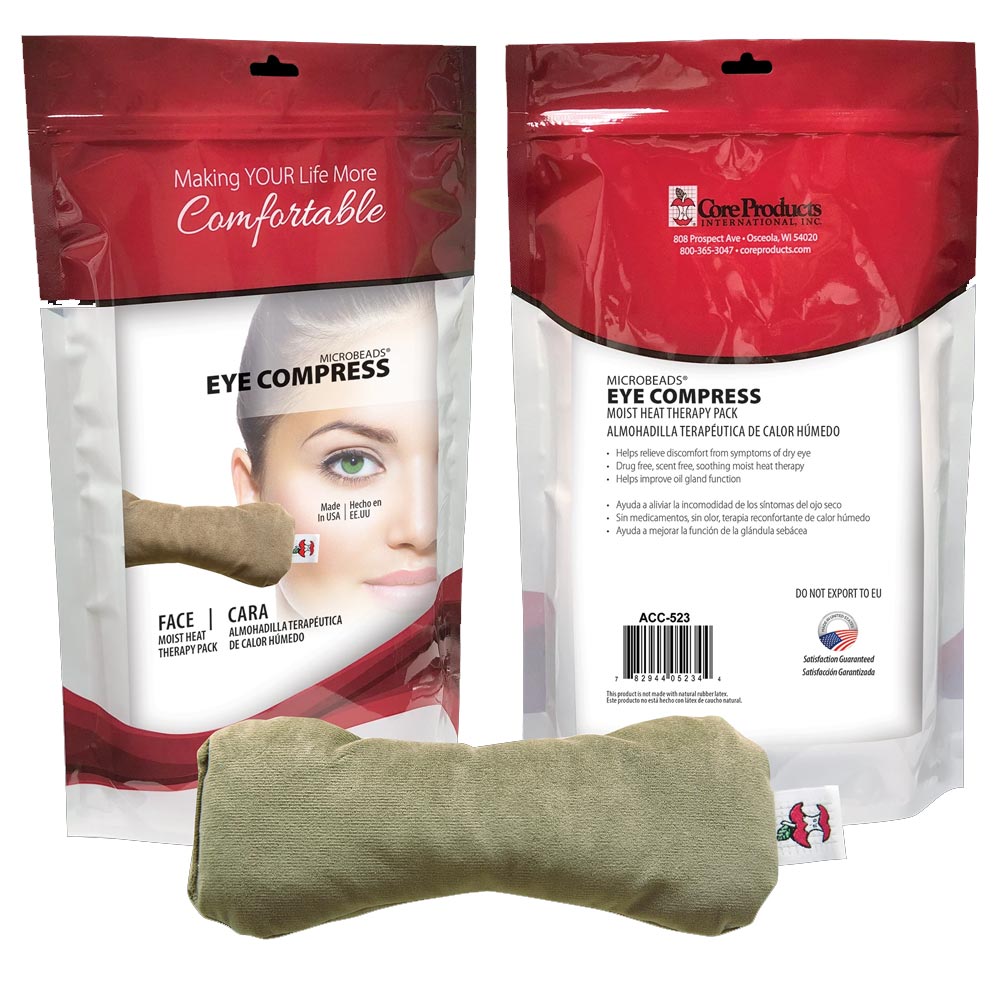  Core Products MicroBeads Dry Eye Compress Moist Heat Pack