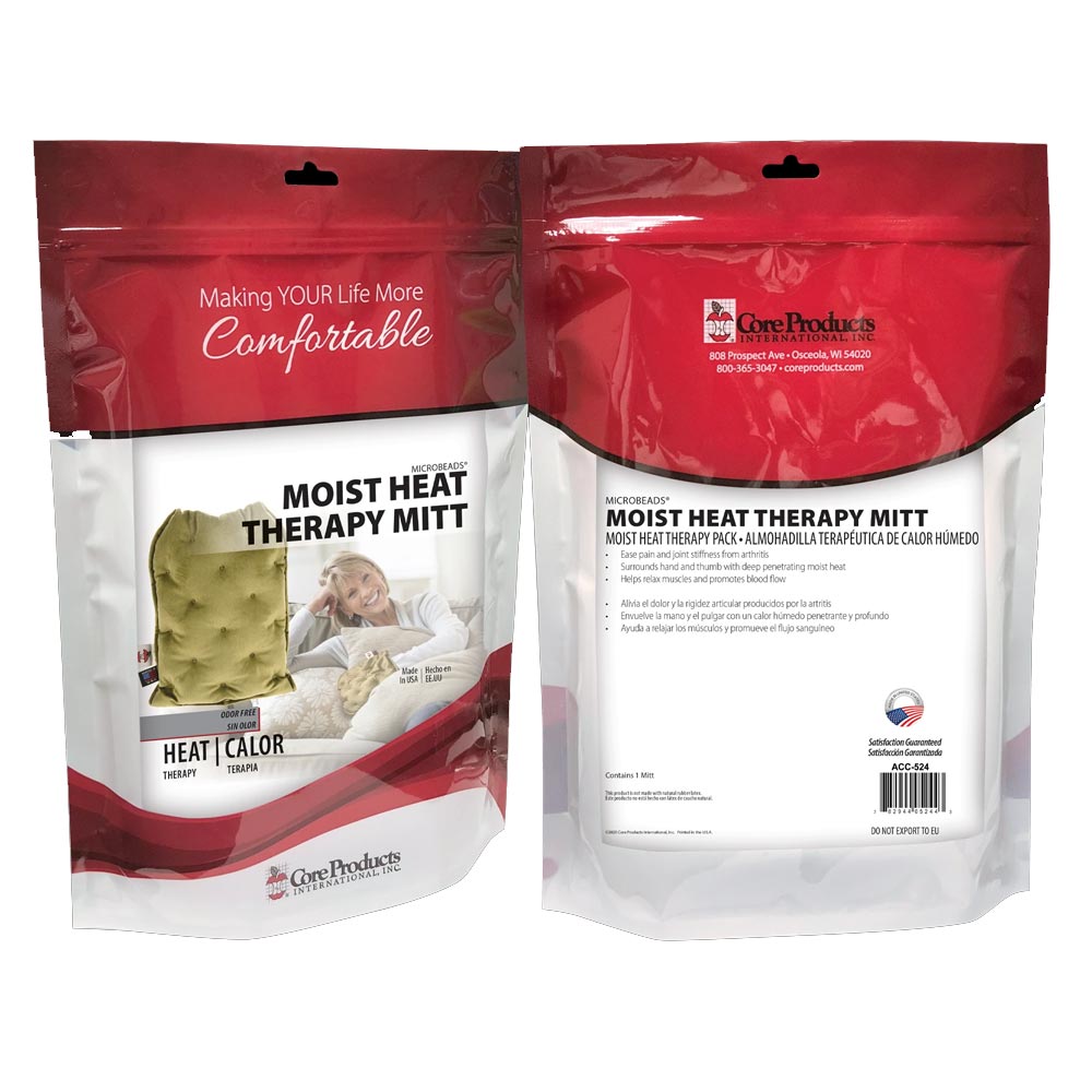  Core Products MicroBeads Moist Heat Therapy Mitt