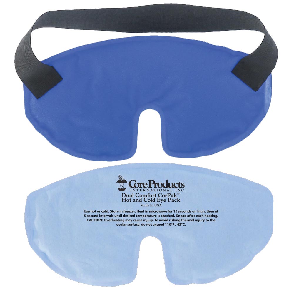 Core Products Dual Comfort CorPak Eye Mask Compress Hot or Cold