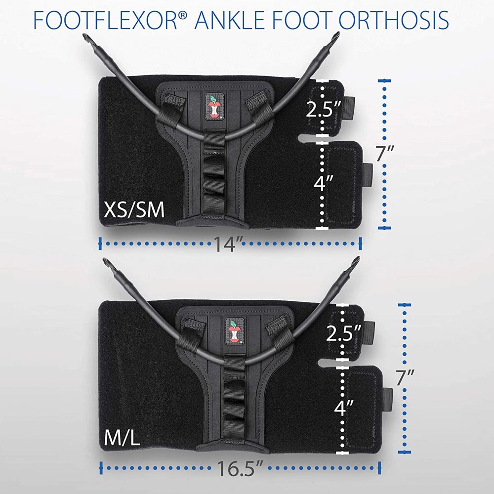  Core Products FootFlexor AFO Foot Drop Brace - XSmall/Small