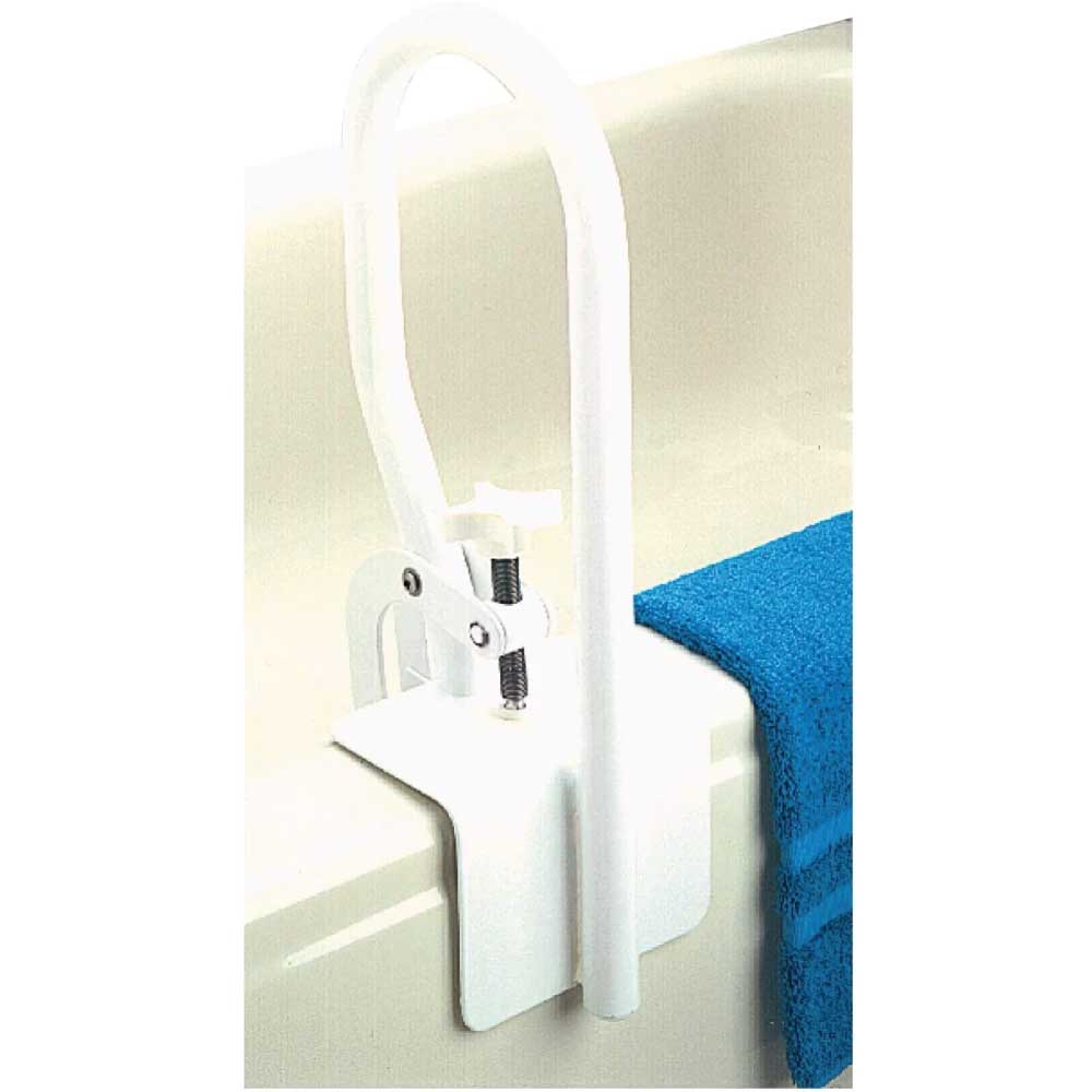 Carex White Bathtub Rail Grab Bars for Bathroom - Bathtubs and Showers