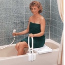 Carex White Bathtub Rail Grab Bars for Bathroom - Bathtubs and Showers