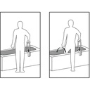 Carex White Bathtub Rail Grab Bars for Bathroom - Bathtubs and Showers