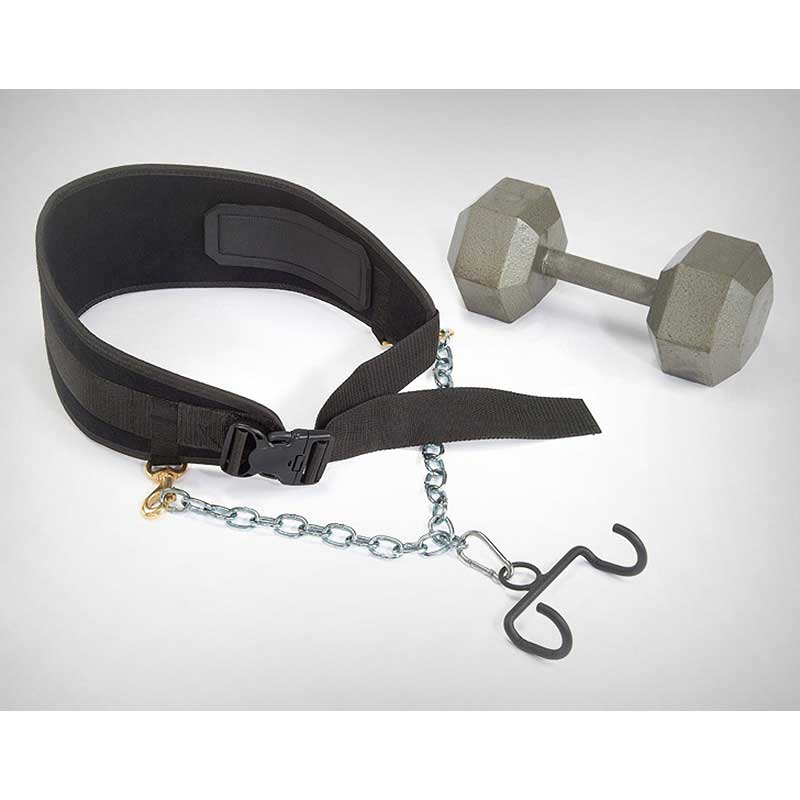 LPG Muscle E-Z Dip Dumbbell Dipping Belt w/ dumbbell hook