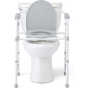 Medline 3-in-1 Steel Folding Bedside Commode