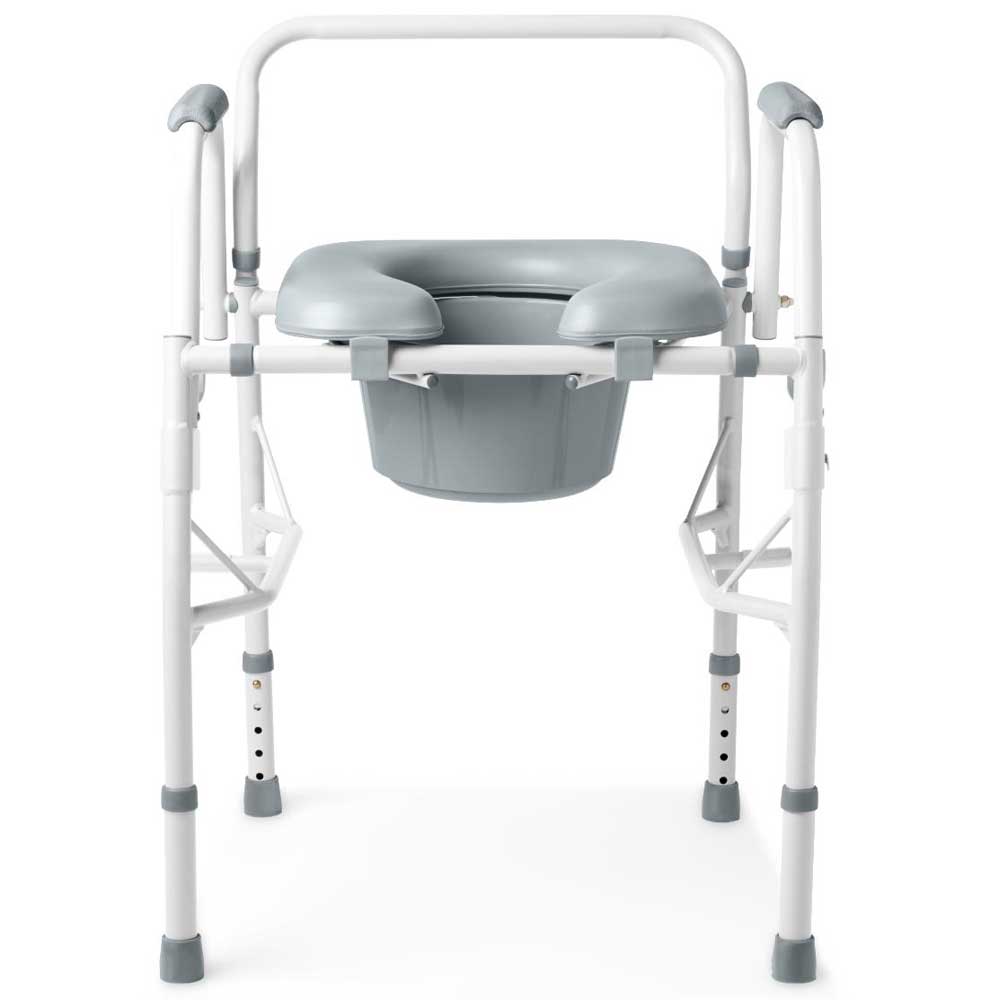 Medline Padded Drop Arm Commode