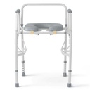 Medline Padded Drop Arm Commode
