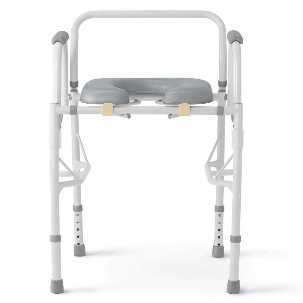 Medline Padded Drop Arm Commode