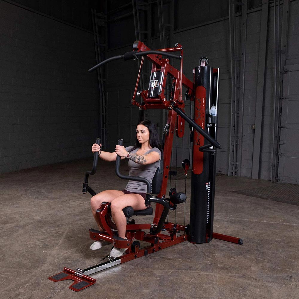 Body Solid - Red Bi Angular Home Gym