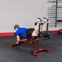  FLAT/INCLINE/DECLINE BENCH RED FRAME