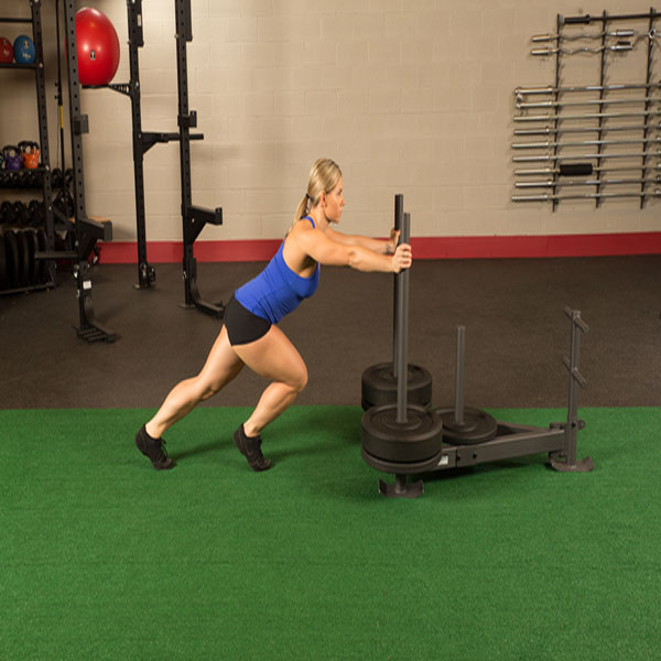 Body-Solid Modern Heavy-Gauge Steel Frame Weight Sled – Maximize Strength & Conditioning