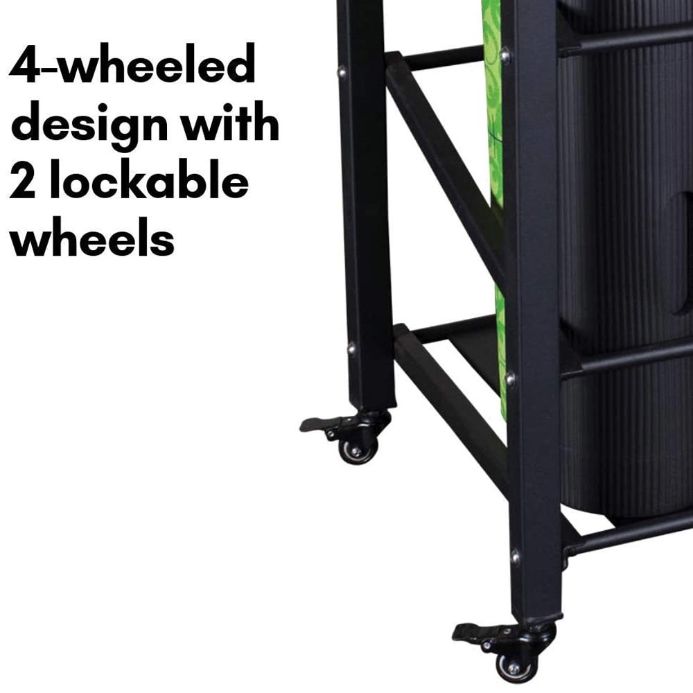 Body-Solid GYR500 Mat/Roller Storage Cart