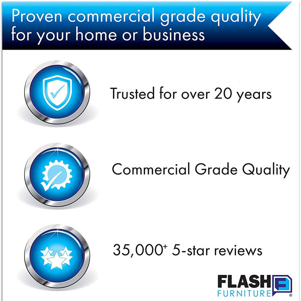 Flash Furniture Black Folding Card Table Black