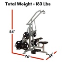  Body Solid - Leverage Lat Pulldown