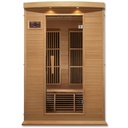  Maxxus 2 Per Low EMF FAR Infrared Carbon Canadian Hemlock Sauna