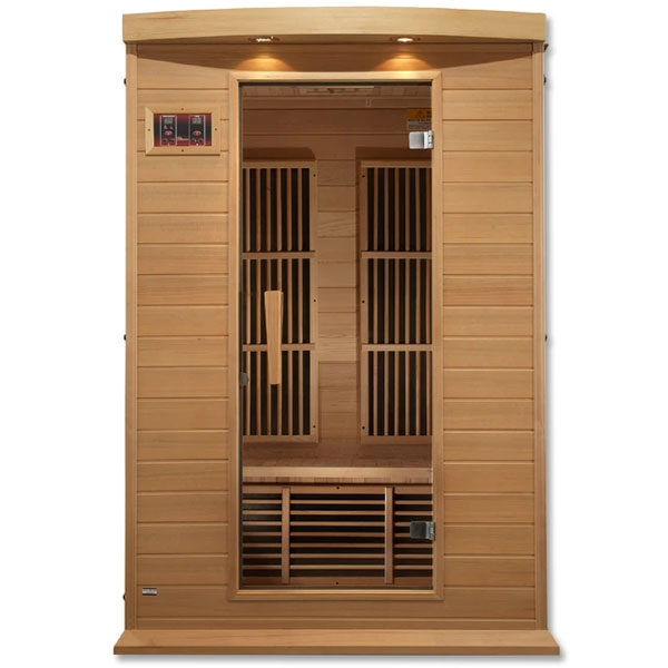 Maxxus 2 Per Low EMF FAR Infrared Carbon Canadian Hemlock Sauna