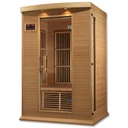  Maxxus 2 Per Low EMF FAR Infrared Carbon Canadian Hemlock Sauna